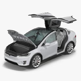 Tesla Model X Rigged